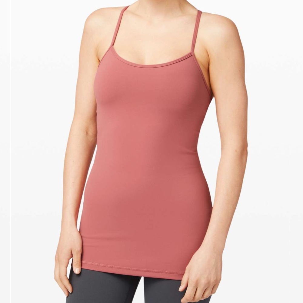 Lululemon Cherry Tint Power Y Tank *Everlux